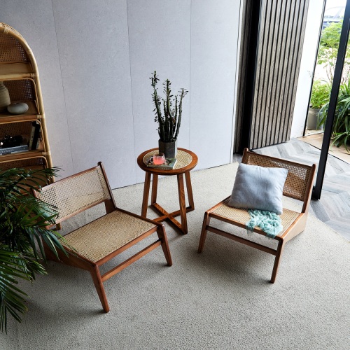 Solid wood lounge chair discount